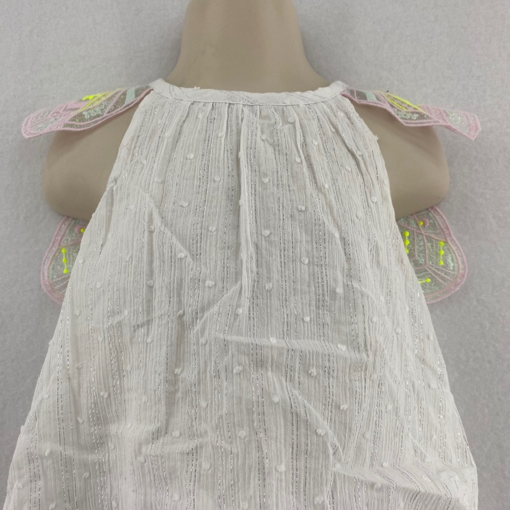 Cat & Jack Dress‎ White Swiss Dot Fairy Wings Special Occasion Party 18M